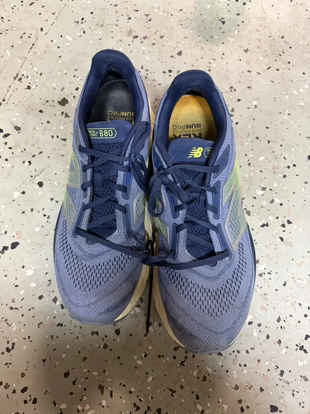 New Balance FF X 880 V14 Men’s Size 12.5 D M880G14 ‘Arctic/limelight’ Shoes